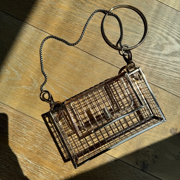 Rose Gold Martine Ali Cage Bag - Picture 12 of 13